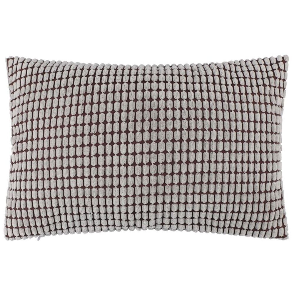 Soft Corduroy Throw Pillow Cover Sofa Cushion Cover 12" x 18" Pale Gray Brown